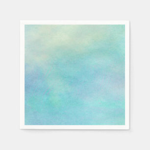 Watercolor Multicolor Sea Shades All Options Napkin