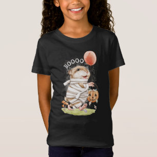 Watercolor Mummy Hamster Halloween T-Shirt