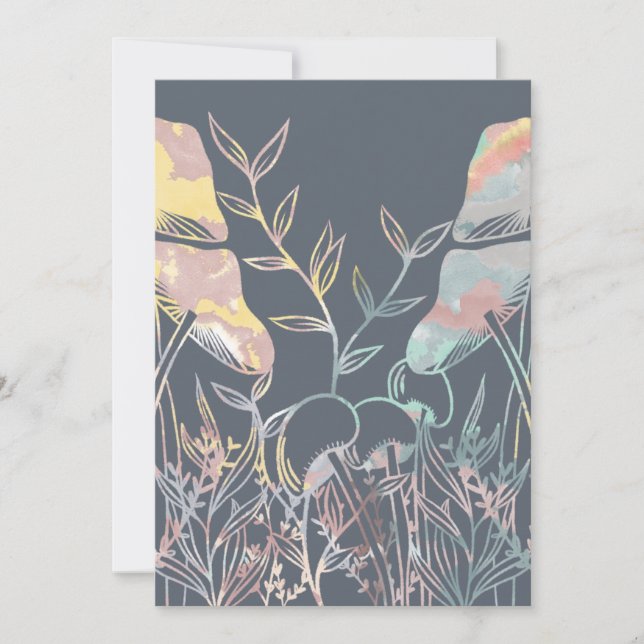 Watercolor Mushrooms (Front)