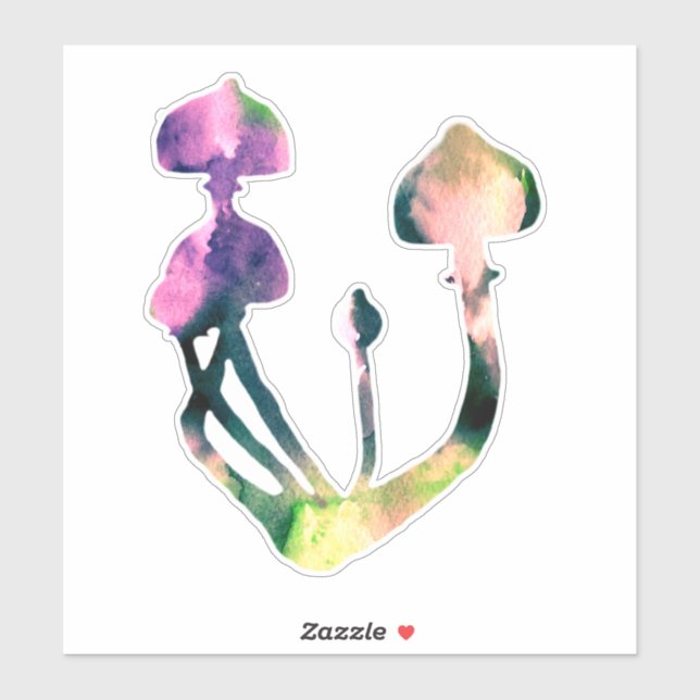 Watercolor Mushrooms (Sheet)