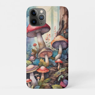 Watercolor Mushrooms Bag iPhone 11 Pro Case