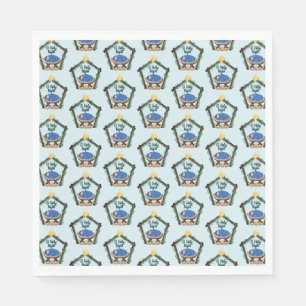 Watercolor Nativity Christmas  Napkin