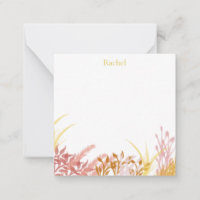 Watercolor Nature Painting in Subdued Autumn Colou