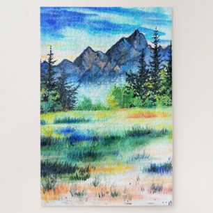 Watercolor Nature Puzzle