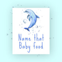 Watercolor nautical - Name that baby food