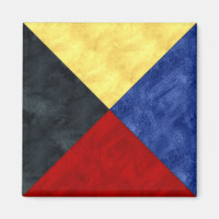 Watercolor Nautical Signal Maritime Flag