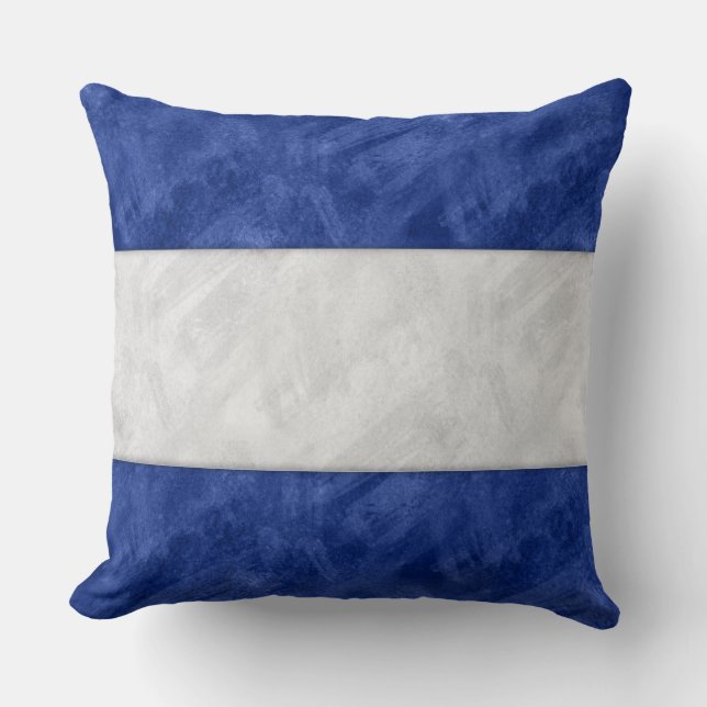 Watercolor #Nautical Signal Maritime Flag | NB API Cushion (Front)