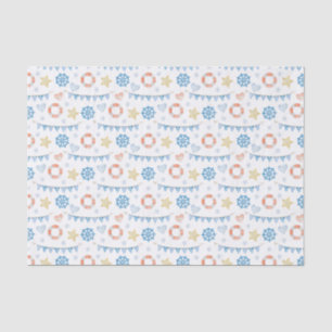 Watercolor Nautical  Tissue Paper