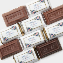 Watercolor Navy & Blush Wedding