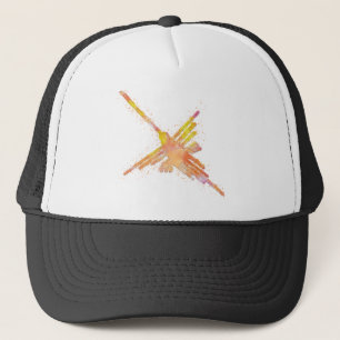 Watercolor Nazca Hummingbird Trucker Hat