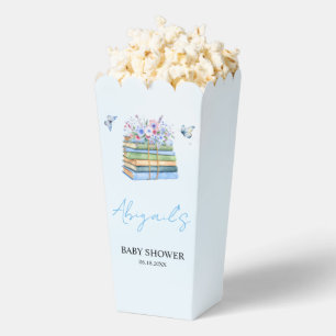 Watercolor New Chapter Begins baby boy shower Favour Box