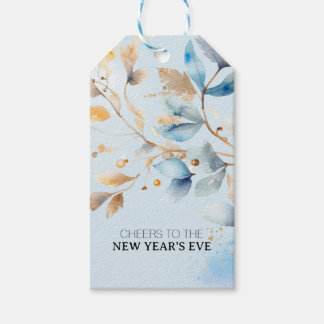 Watercolor New Year's Eve Party  Gift Tags