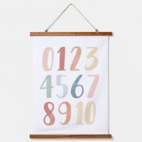 Watercolor Numbers through 10 Classroom