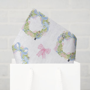 Watercolor Nutcracker Christmas Wreath Tissue Paper