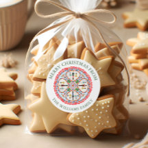 Watercolor Nutcracker Medallion Return Address