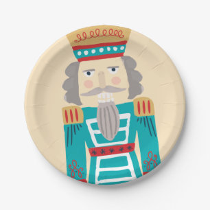 Watercolor Nutcracker Paper Plate