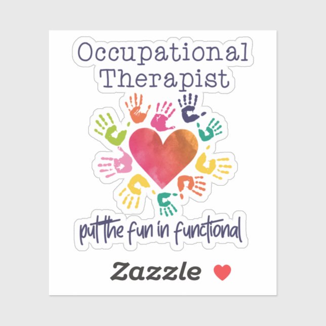 Watercolor Occupational Therapist The Fun In (Sheet)
