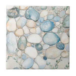 Watercolor Ocean Breeze Pattern Tile