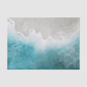 Watercolor Ocean Sea Beach Decoupage Tissue Paper