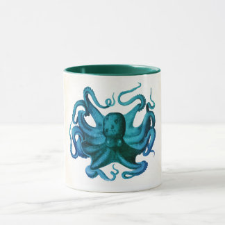 Watercolor Octopus Illustration Mug