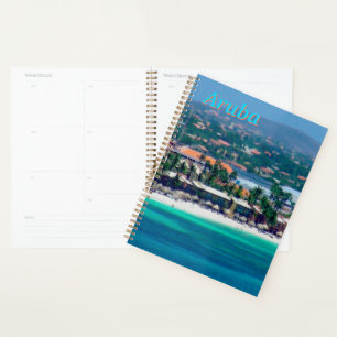 Watercolor of Oranjestad, Aruba Planner
