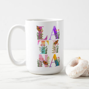 Watercolor Ombre Latina  Coffee Mug