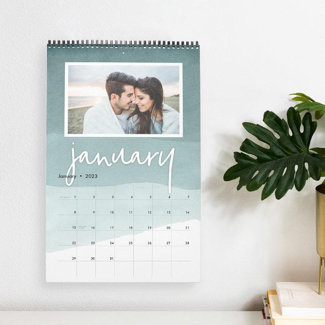 Watercolor Ombre | Photo Calendar (Creator Uploaded)