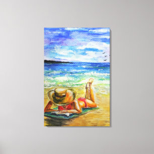 Watercolor - One Perfect Day Canvas Print