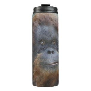Watercolor Orang Thermal Tumbler