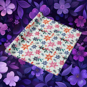Watercolor Orange and Pink, Floral Birthday Gift Wrapping Paper