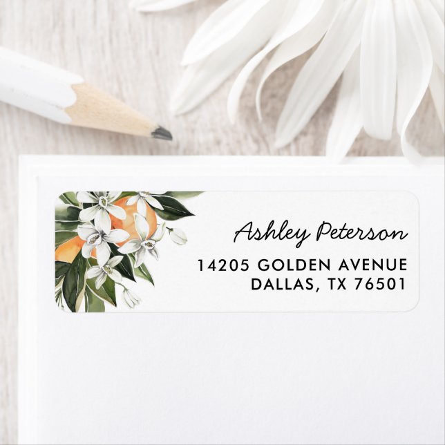 Watercolor Orange Cutie Baby Shower (Insitu)