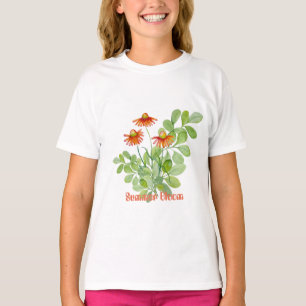 Watercolor orange flowers T-Shirt