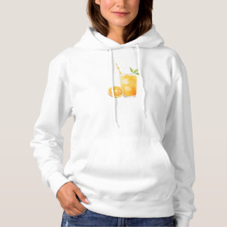 Watercolor Orange Juice Hoodie