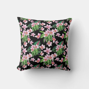 Watercolor Orchids Design 27  Cushion