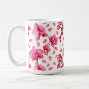 Watercolor Orchids Design 2 Coffee Mug