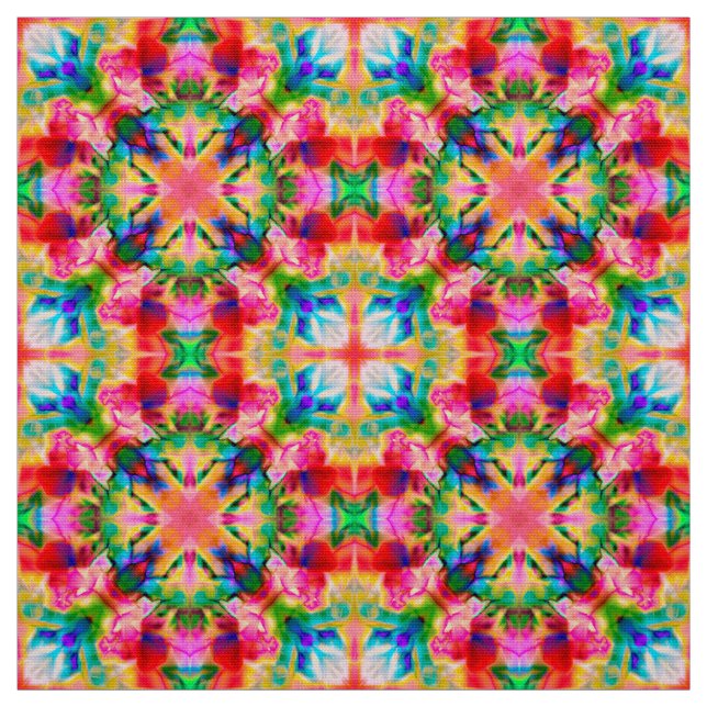 Watercolor ornament fabric (Swatch)