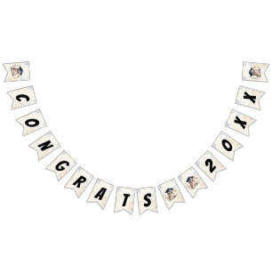 Watercolor Owl Pre-K Kindergarten Graduation Bunting