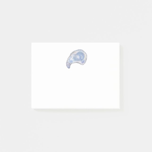 Watercolor Oyster Post-it notes (Front)