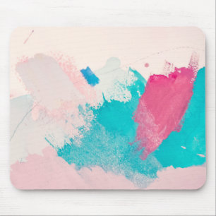 Watercolor Paint Abstract Mouse Mat