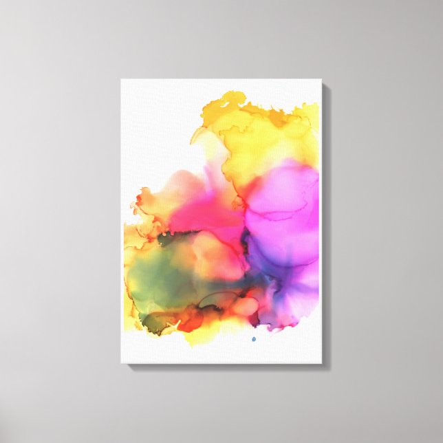 Watercolor Paint Modern Boho Wall Art (Front)