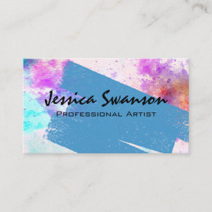 Watercolor Paint Paint Stroke Business Card