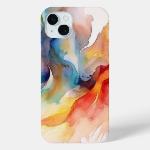 Watercolor Paint Pattern iPhone 15 Mini Case