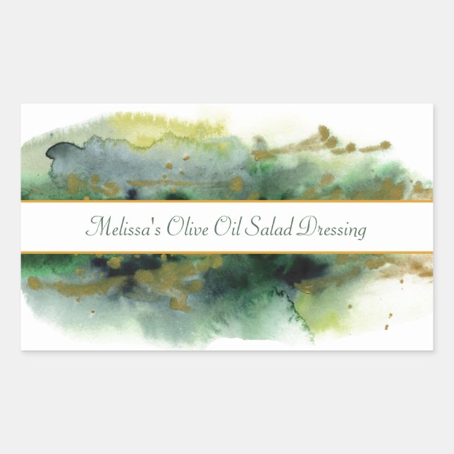 Watercolor Paint Product Label (Front)