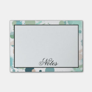 Watercolor Paint Splatters Post-it Notes