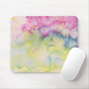 Watercolor Paint Stain Mouse Mat