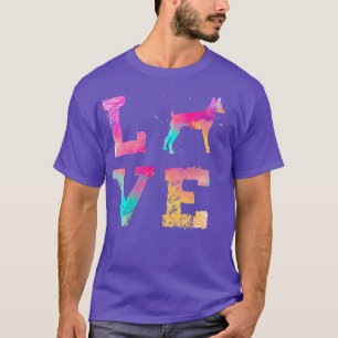 Watercolor Paint Toy Fo Terrier Mum Dog Pocket T-Shirt