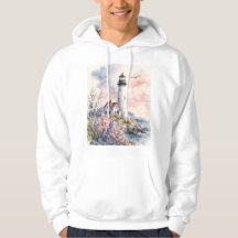 Watercolor Painted Lighthouse