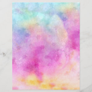 Watercolor painted Rice Paper