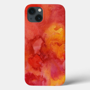 Watercolor painting background. iPhone 13 case