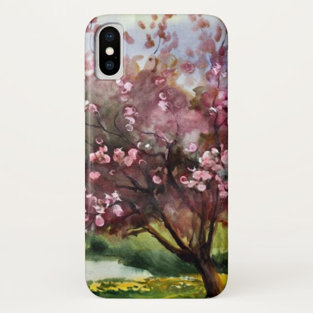 Watercolor Painting Landscape Case-Mate iPhone Case (Back)